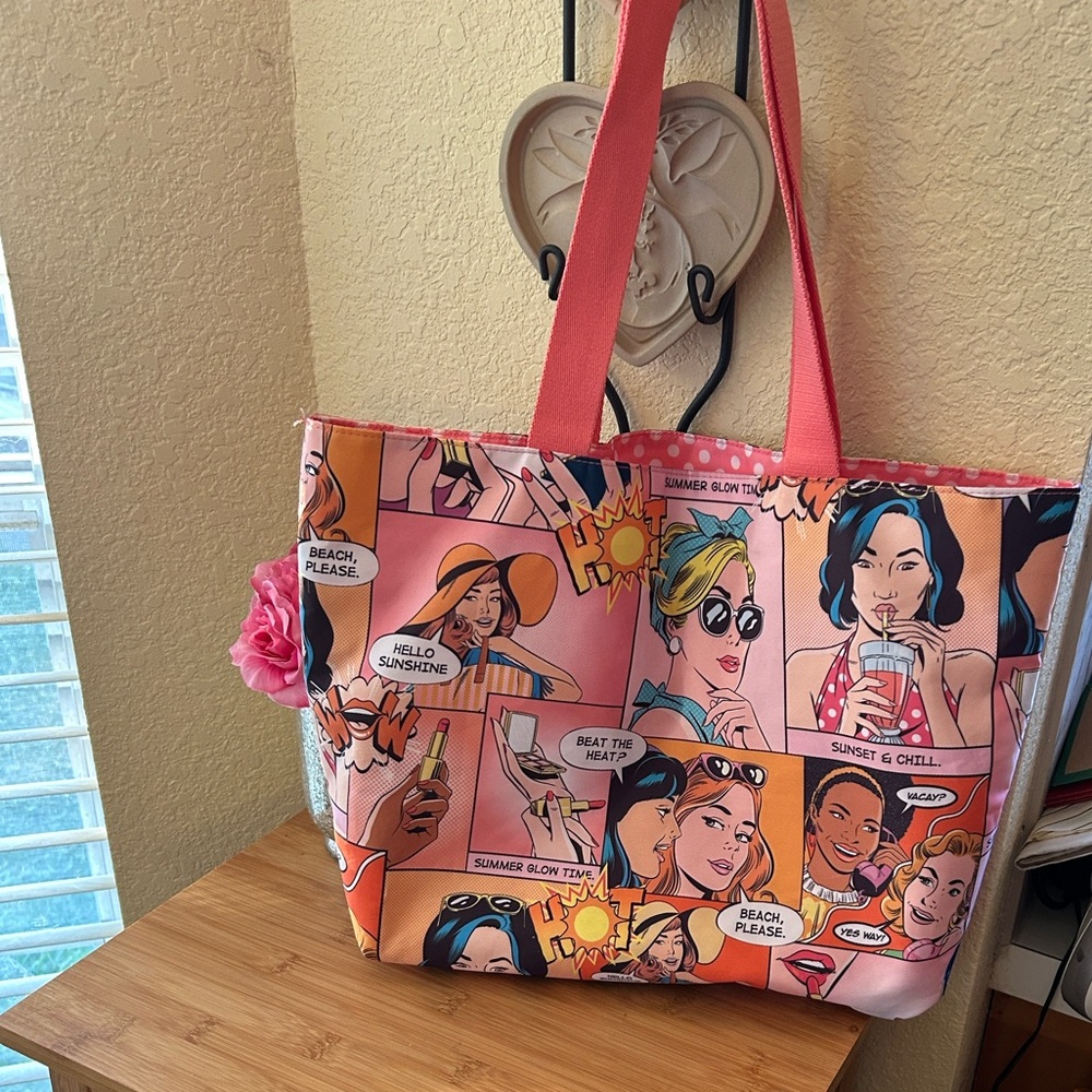 Colorful Graphic Tote Bag